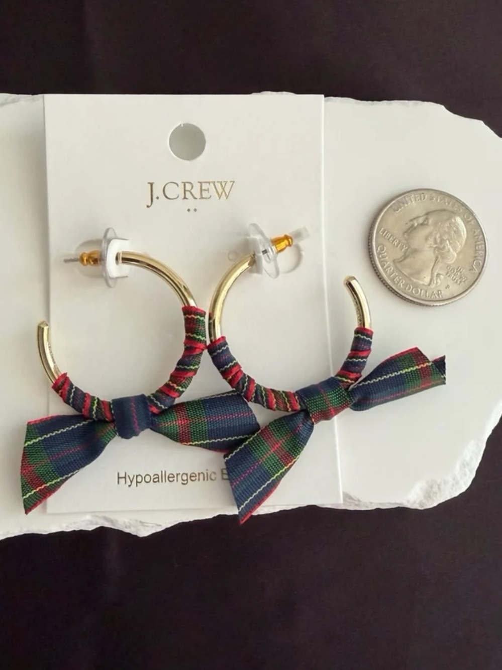 J. Crew Factory Ribbon Wrapped Hoops - Picture 10 of 10